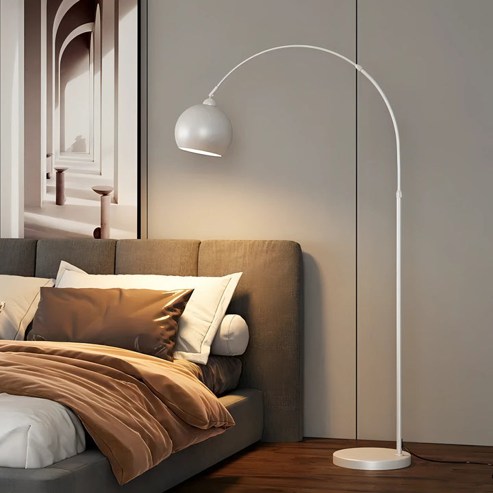Modern Adjustable Arc Floor Lamp with Dimmable Functionality - Energy-Efficient Standing Lamp for Living Room 2