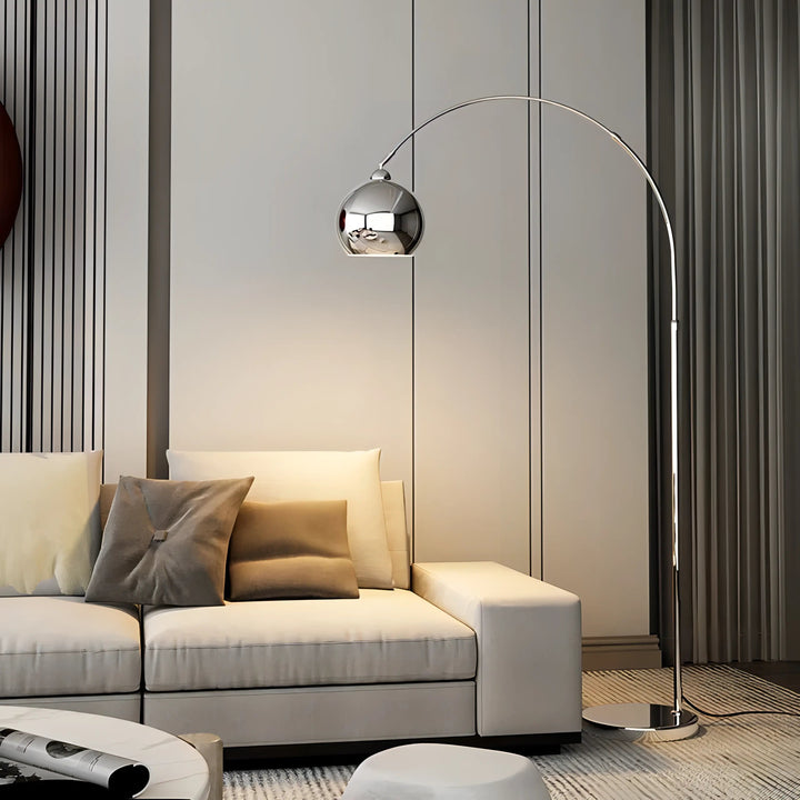 Modern Adjustable Arc Floor Lamp with Dimmable Functionality - Energy-Efficient Standing Lamp for Living Room 3